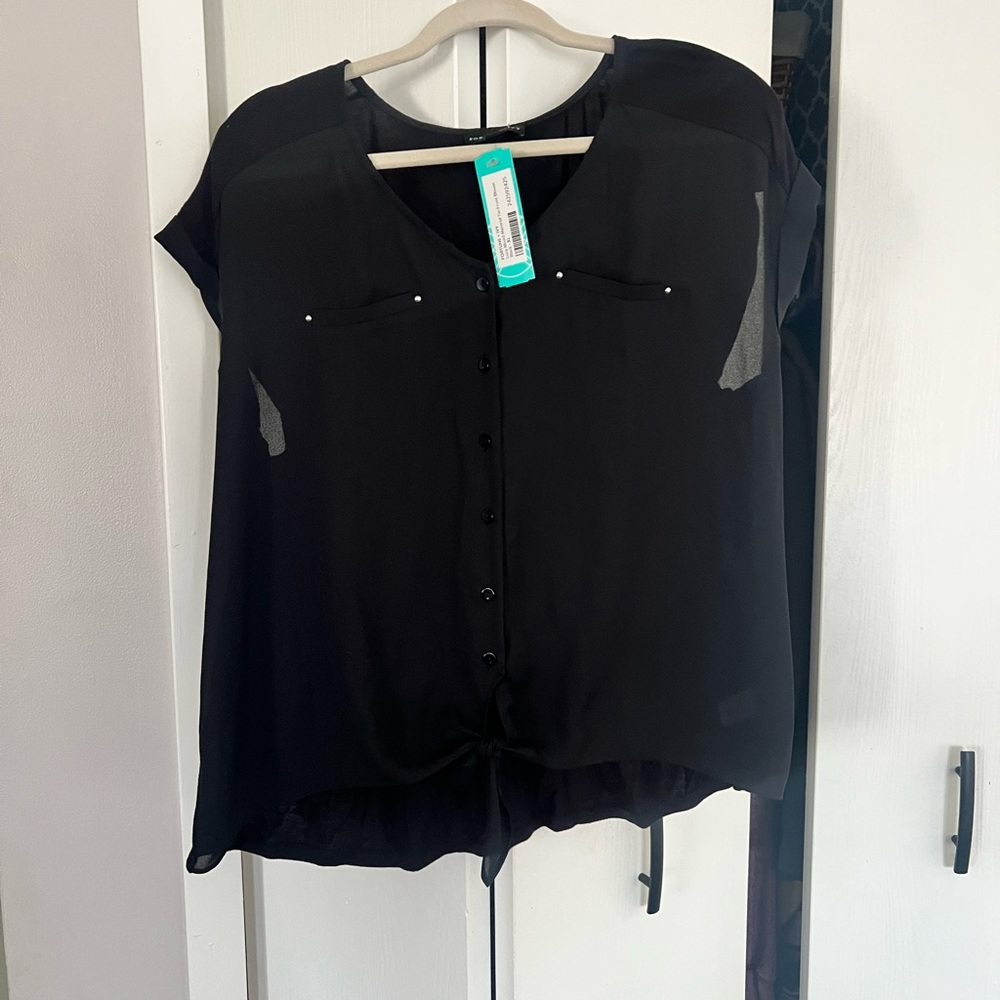 Fortune +ivy black shirt